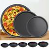 6/7/8/9/10in Round Non-stick Pizza Pan Plate Dish Tray Mold Bakeware Baking Tool