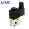 AIRTAC Electrical Solenoid Valve 3V1-06 3V1-M5 PT 1/8 3/2 Way Normally Closed 3V106A  3V106B AC220V DC24V AC110V DC12V AC24V 3V1
