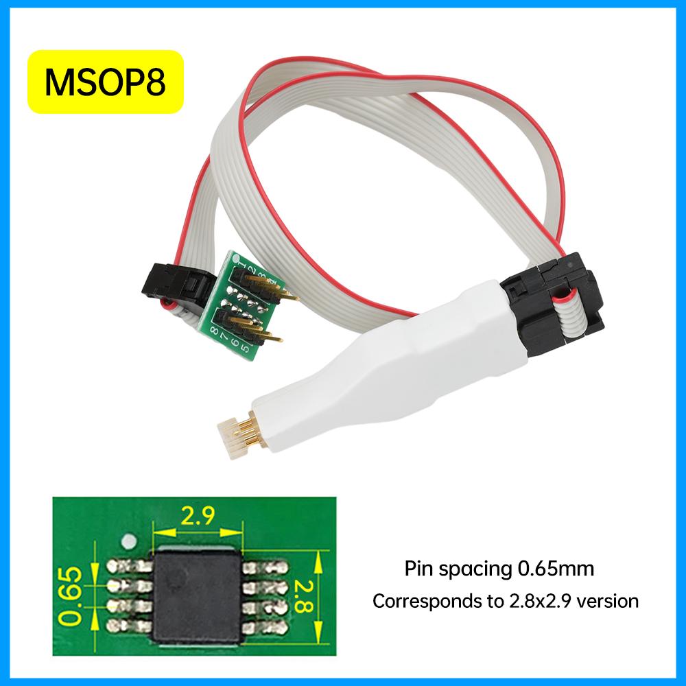 Микросхема TSSOP8/MSOP8 Probe Burn Read/Write Test Spring Needle Program Download Wire Programmer Electronic Repair Tools