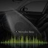 GLC  4pcs 3D aluminum speaker stereo speaker badge emblem Sticker for Mercedes Benz B/C/E/S Class A Class C200L GLC GLK CLA GLA