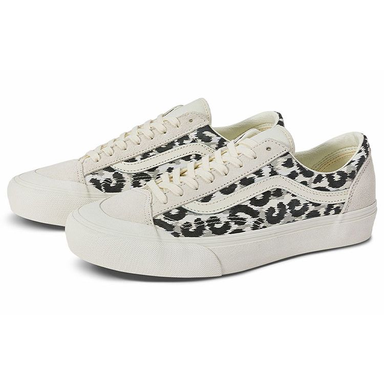 Vans Кроссовки унисекс Style 36 SF Leopard — Marshmallow кремово-черные VN0A3ZCJKIG