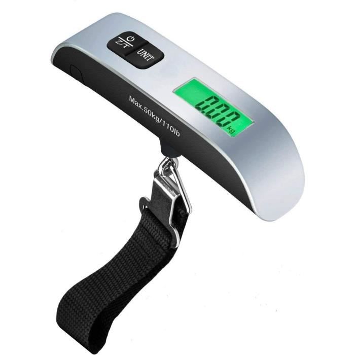 Весы для багажа Электронные весы для багажа Весы для дорожного чемодана Портативные цифровые весы с легко читаемым ЖК-дисплеем Ma 142819