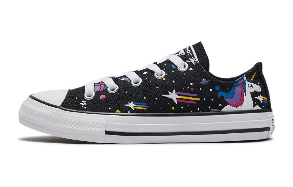 Converse Chuck Taylor All Star Abrasion Resistant Breathable Low top Canvas Shoes Black 665474C