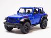 Kinsmart Jeep Wrangler Rubicon Blue Open Top Mini Car KT5412A 1/34