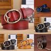 Leather Genuine Womens Belt Antique Alloy Buckle Style Dresses Pants Decoration