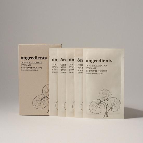 Маска-набор Ongradients Centella Asiatica 95% (5 листов)