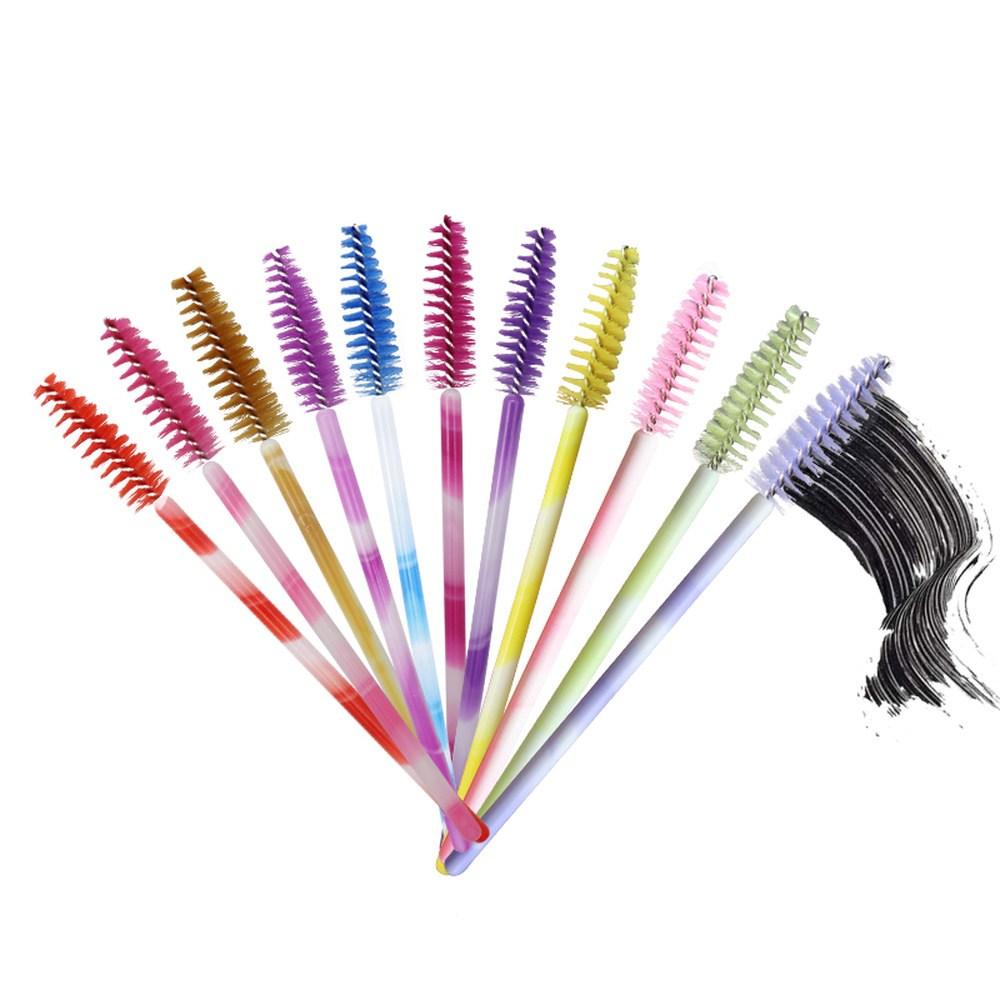 Fizz Прозрачная тушь для бровей, тушь для ресниц, щеточка, оптовый микс, 50 шт./набор, 50 шт., 12 розовых оттенков