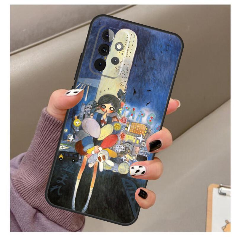 Мультяшный Эстетичный Чехол Aya Takano для Samsung Galaxy A32 A52 A12 A22 A16 A26 A36 A56 A06 A55 A35 A15 A54 A34 A14 A13 A53