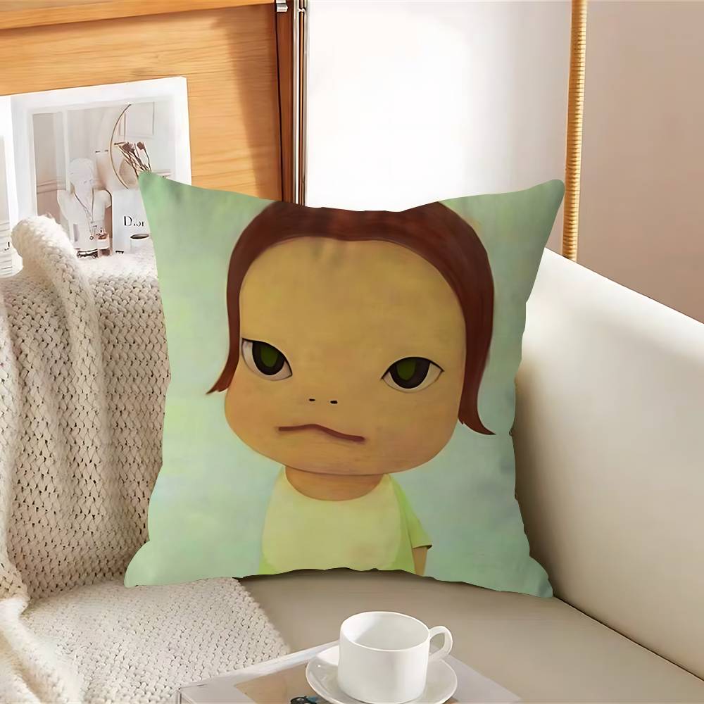 T-Tomo N-Nara Pillow Cushion Cover Pillowcase Living Room Sofa Home Decor Customized