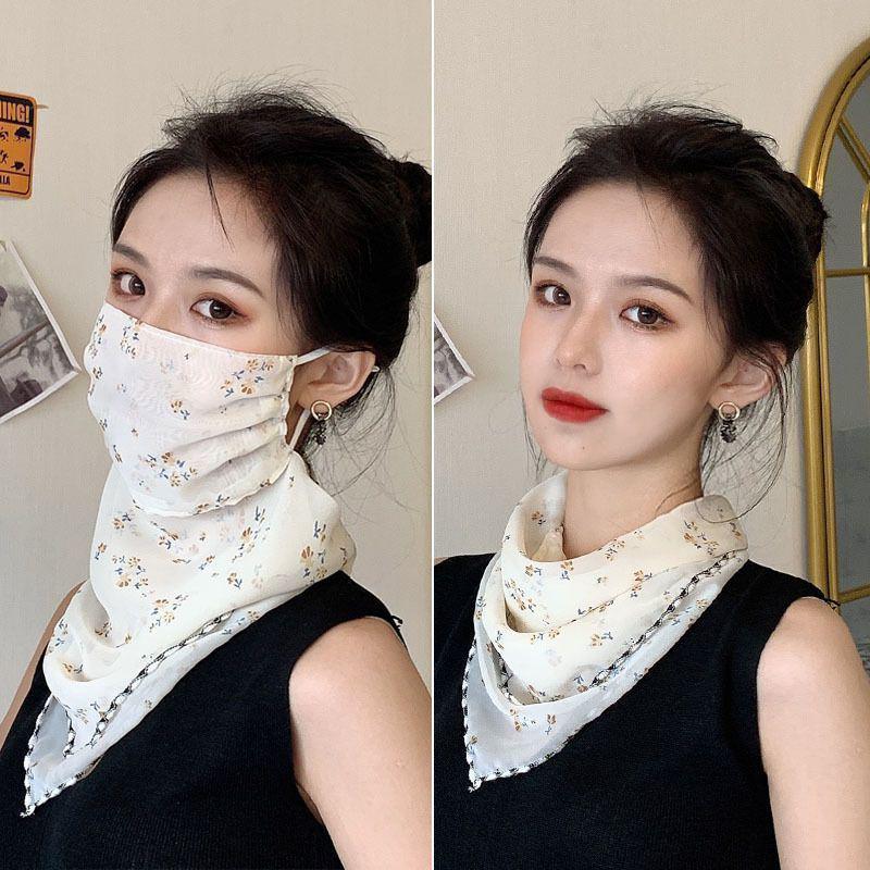 2-Pack Women's Ice Silk Sunscreen Face and Neck Mask with Free Shipping