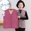 Fleece Vest Women's Autumn and Winter Elastic Vest Liner Cardigan Thermal Vest