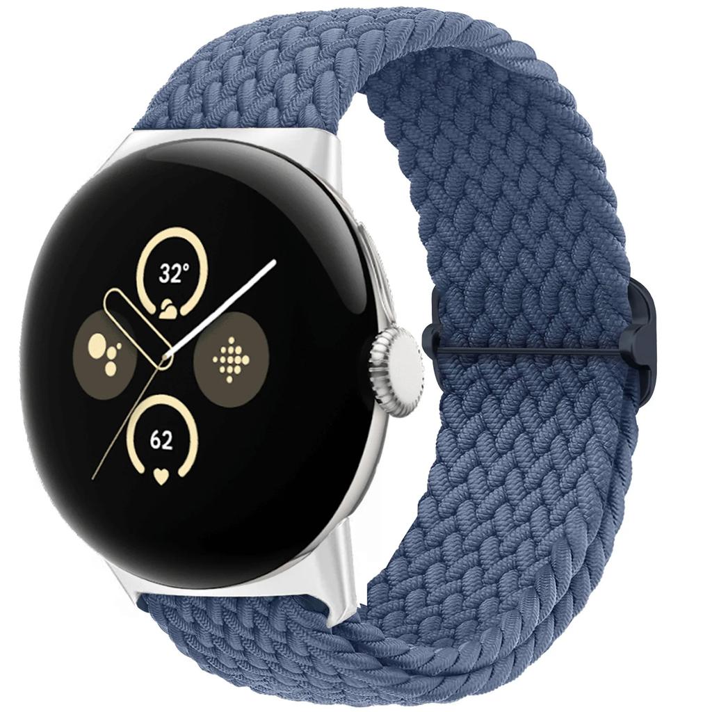 Braided Solo loop for Google pixel 3 4 2 band Accessories Smartwatch Elastic Adjustable Nylon correa bracelet Pixel Watch Strap