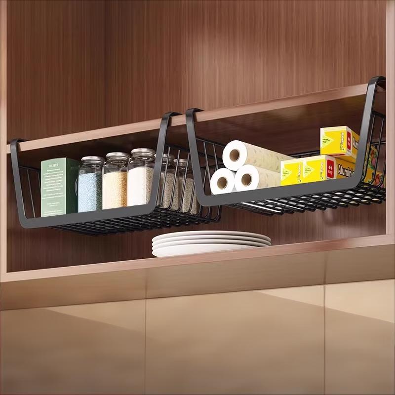 WeiPeiLuo Wall-Mounted Carbon Steel Kitchen Spice Rack