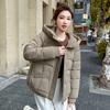 Hooded Down Cotton-padded Jacket Women's Winter Thickened Warm Short Bread-clothed Cotton-padded Jacket