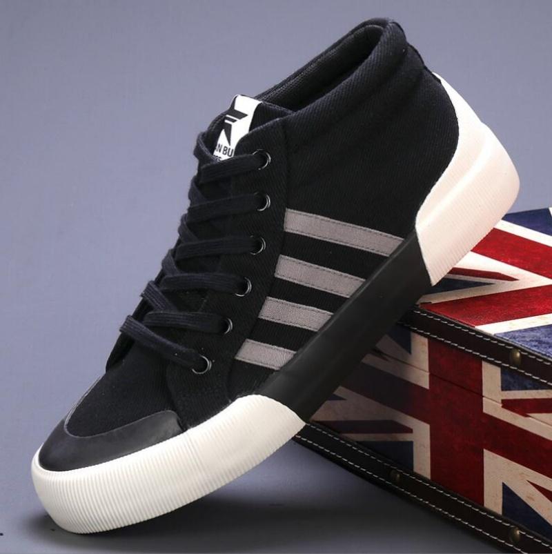 Мода 2024 года, мужская парусиновая обувь, летние дышащие парусиновые кроссовки, мужские эспадрильи, модная высокая вулканизированная обувь для мужчин, повседневная обувь