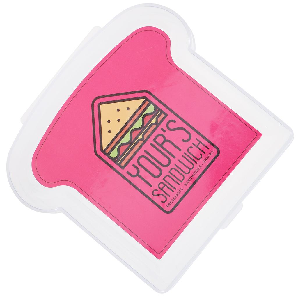 1pc Bread Box Sandwich Storage Container Reusable Pp Lightweight Sealable Food Organizer For Picnic Outdoor Toast Lunch