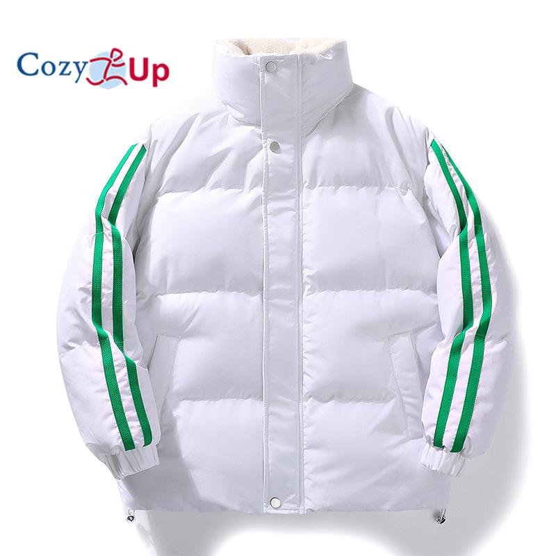 Cozy Up Мужская куртка, теплая хлопковая одежда, свободное пальто, хлебный костюм