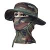 Outdoor Camouflage Sun Protection Boonie Hat and Balaclava Set