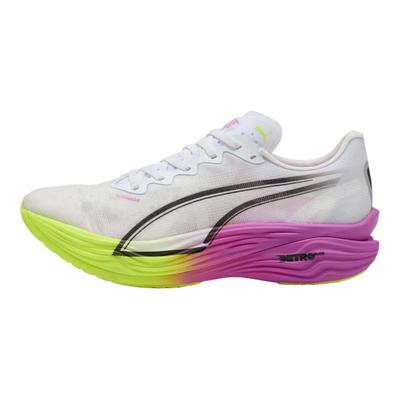 Кроссовки мужские Deviate Nitro Elite 3 Pure Magenta Yellow Alert белые 309809-05
