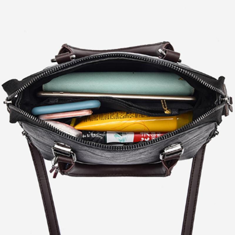 Кожаная женская сумка через плечо с кисточками, сумки через плечо