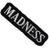 Madness Woven Text Logo Iron On Patch