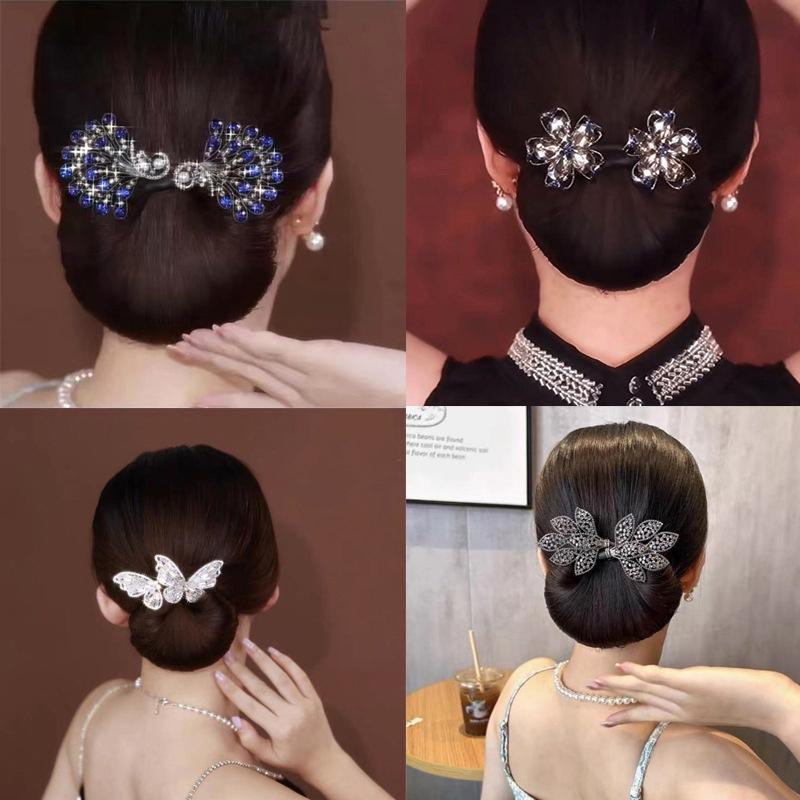 Корейский стиль женские волосы твистер кристалл бигуди изысканный темперамент шпилька для завивки волос шпильки элегантные аксессуары для волос