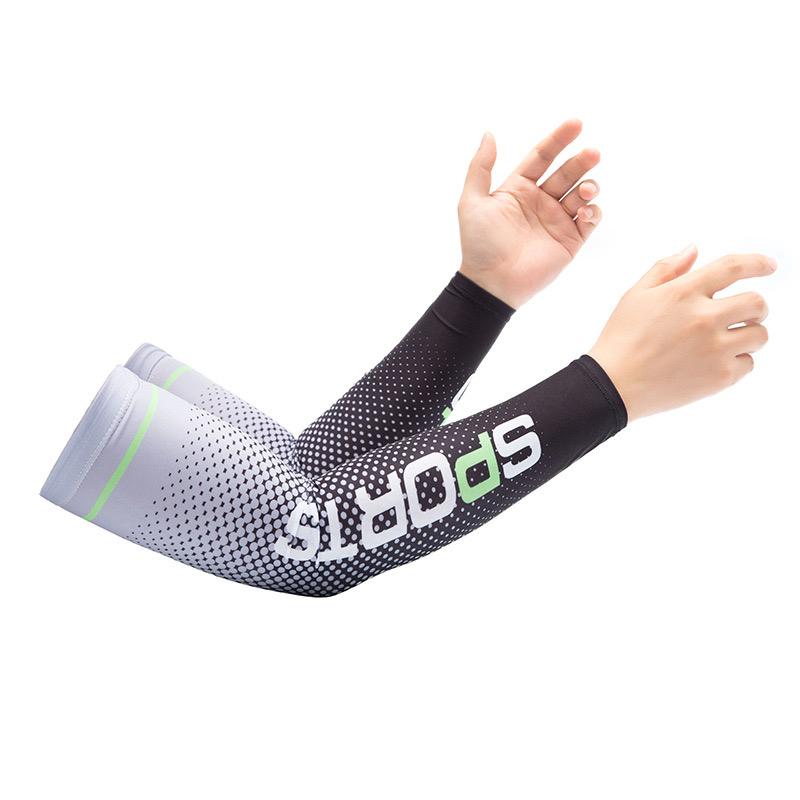 New Ice Silk Sleeves UV Sunscreen Summer Cooling Anti Slip Armsleeves for Men and Women Outdoor Sports Cycling Sleeves
