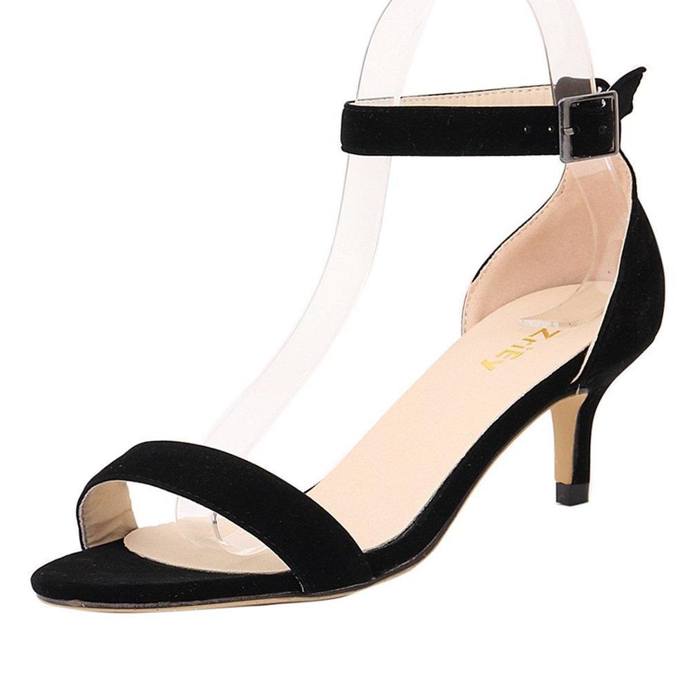 LOSLANDIFEN женские босоножки летние на низком каблуке с ремешком на щиколотке босоножки с открытым носком сексуальные высокие свадебные туфли для вечеринки обувь