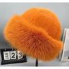 Женская плотная зимняя шапка из искусственного меха с защитой ушей и шарфом