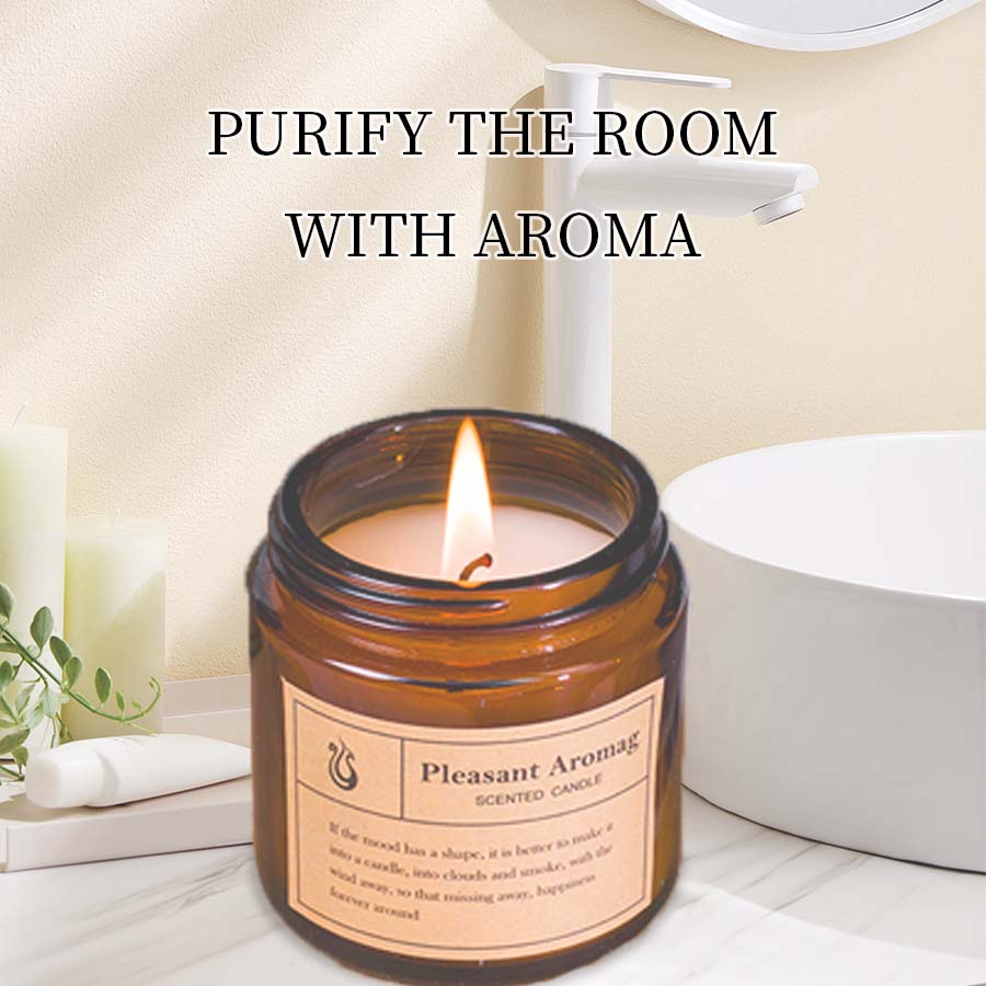 1 шт. Декоративная ароматическая свеча с ароматом лаванды, бездымная, свеча для торта-фейерверк, комнатная, из кокосового воска, декор для дома, ко Дню святого Валентина