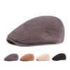 Модные вельветовые кепки газетчика осень-зима берет рог ретро кепка с козырьком вперед шляпа мужчины женщины универсальные кепки для отдыха на природе
