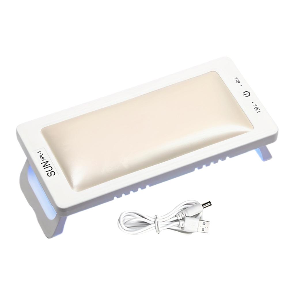 Подставка для ног, подушка для рук, УФ-светодиодная лампа для ногтей, лампа для сушки гель-лака, портативная сушилка для ногтей 2 в 1, маникюрные инструменты