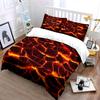 Lava Pattern Bedding Set Bedding Duvet Cover Set Duvet Cover Pillowcases (1 * Duvet Cover 2 * Pillowcases, without duvet insert)