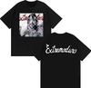 Unisex Loose Streetwear T shirt, Fashion Hip Hop Harajuku Style Extremoduro Rock Band Graphic Women And Men T shirt