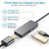 Многопортовый USB-C концентратор с HDMI: 3-в-1 док-станция для ноутбука с HD-зеркалированием экрана