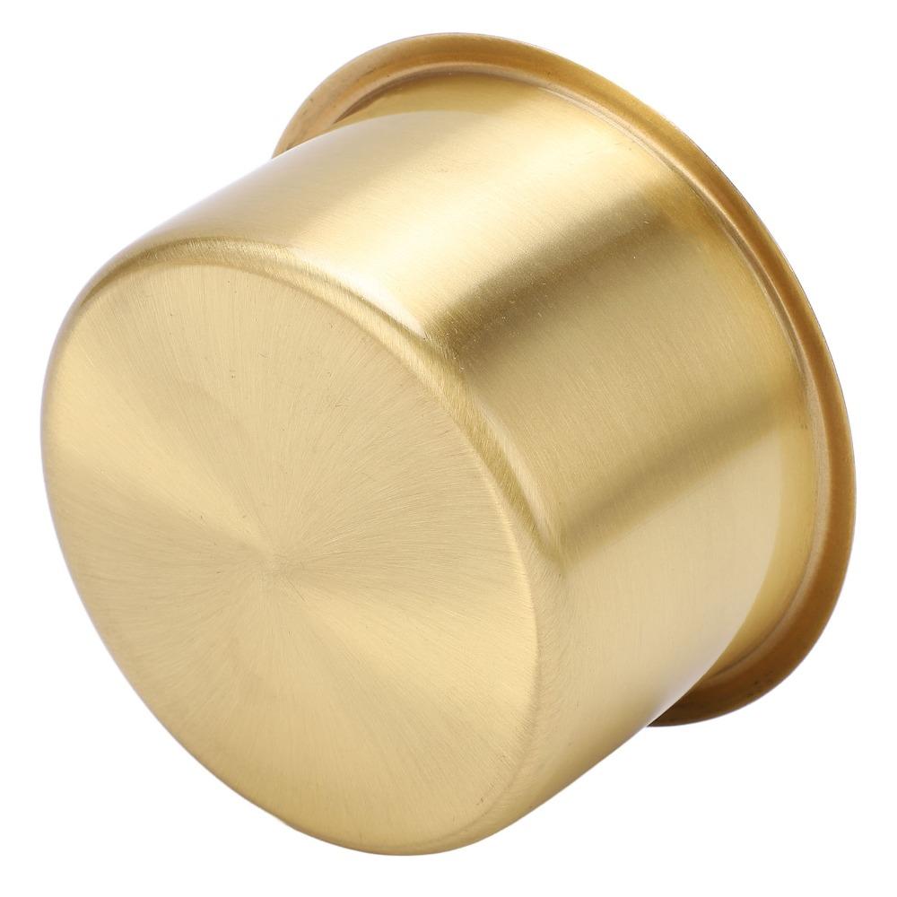 Stainless Steel Drink Bottle Stand Brass Plating Bottle Mount Universal Cup Holder Yacht