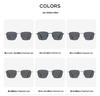 Unisex Nylon Polarized Retro Square Sunglasses - UV Protection for Driving