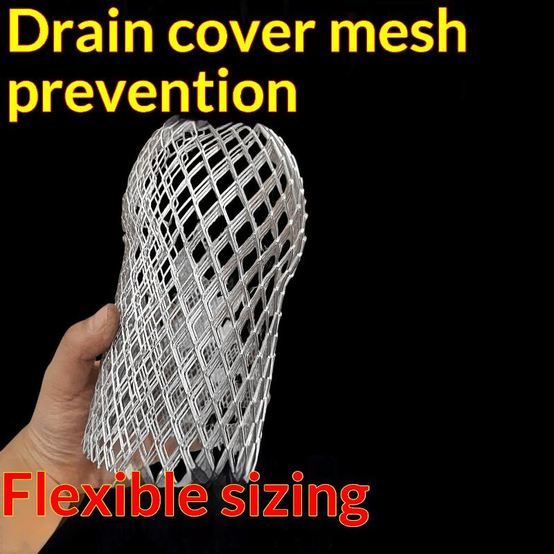 Reusable Gutter Leaf Filter 1/2/4Pcs Stainless Steel Mesh Guard Rustproof Debris Mud Trap for Outdoor Roof Drain Pipe