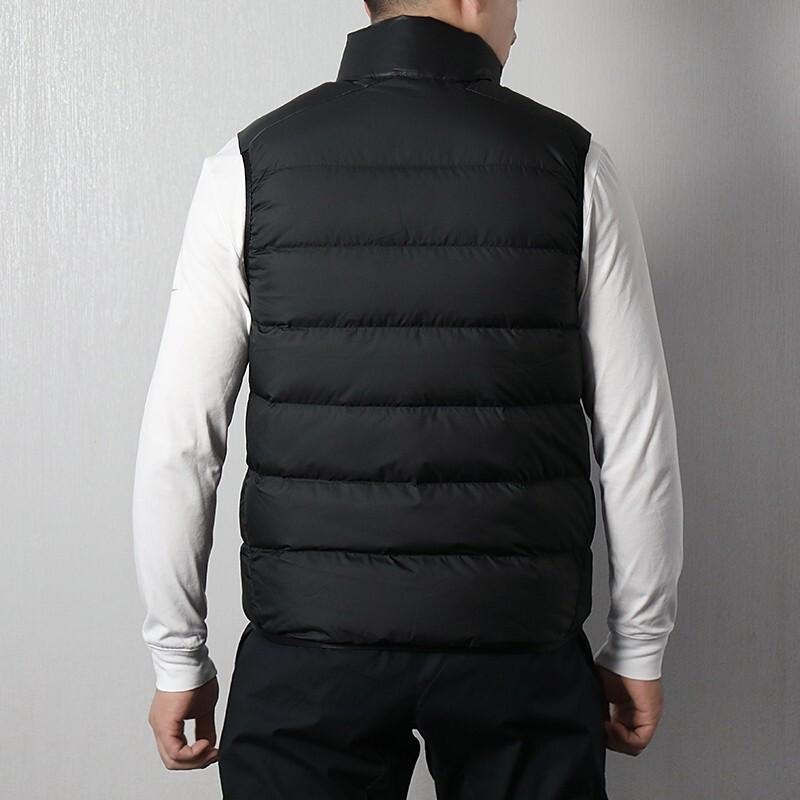 Nike NSW Down Fill Vest Slim Fit без рукавов пуховик мужская верхняя одежда черный CV8975-010