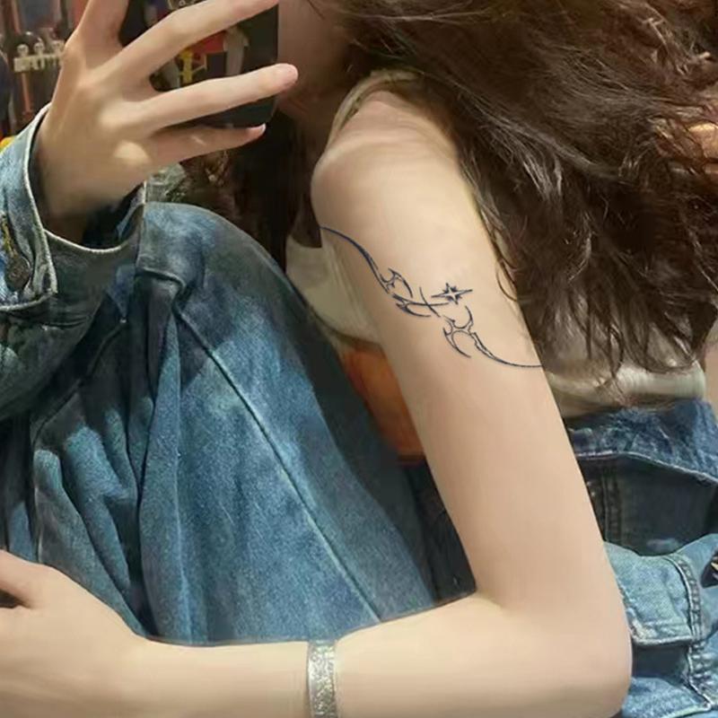 Водонепроницаемая временная татуировка-наклейка 3D бабочка маленькая поддельная татуировка на запястье нога рука для девушки женщины