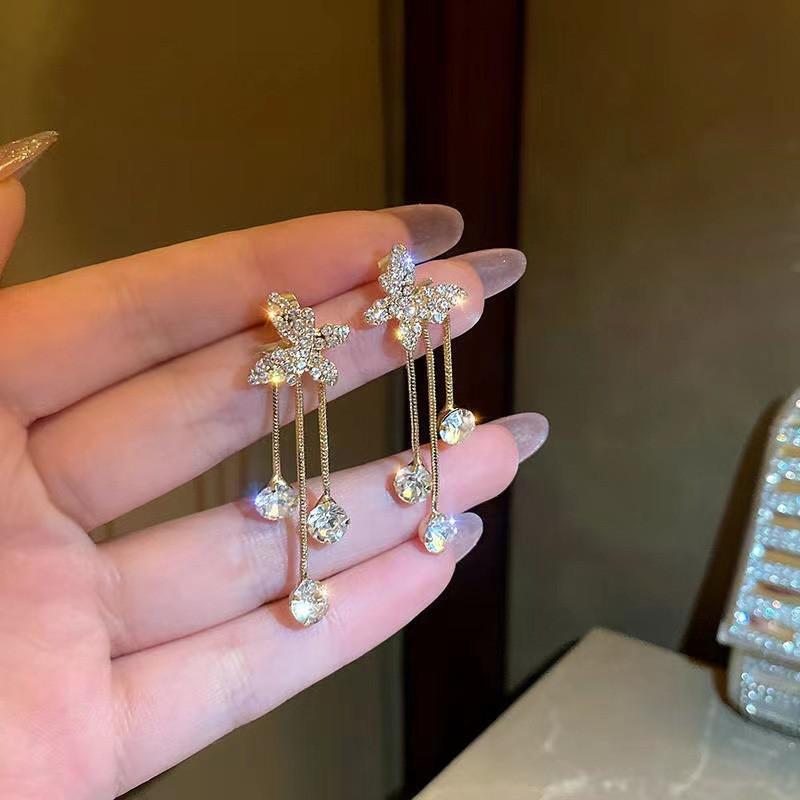 WUKALO New Elegant Gold Color Heart Pearl Stud Earrings Korean Fashion Jewelry For Woman Girls Accessories