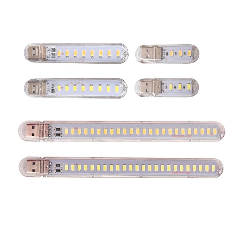 Мини-USB-книжные фонари Портативные USB-светодиодные лампы DC 5 В Ультра яркая лампа для чтения для Power Bank Кемпинговые ПК Ноутбуки USB-ночники