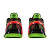 Li Ning Liren 4 V2 Замкнутый Художник Низкие Баскетбольные Кроссовки Мужские Неоновый Зеленый Красный ABAU037-11