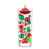 Christmas Vase Filler Decoration Plastic Green Red Cane Canes Water Beads Faux