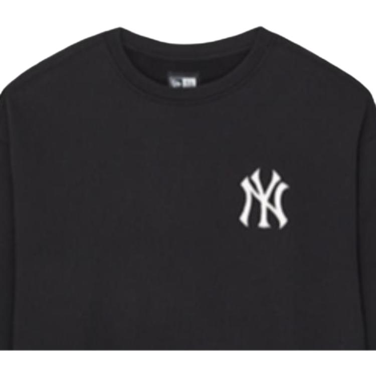 New Era FW25 Серия MLB Нью-Йорк Янкиз Пуловер Американский Повседневный Вышивка Буквами Свободный Круглый Вырез Опущенные Плечи Длинный Рукав Толстовка 14860835