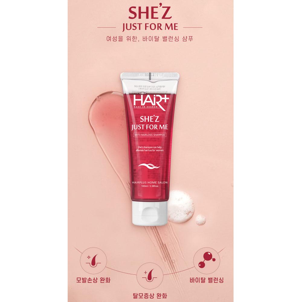 Hair Plus She'z Шампунь против выпадения волос 100 мл