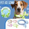Dog  Bandana, Ice Crystal Dog Quick, Cartoon Printing Bandana, Summer Ice Cool Scarf Refreshing Breathable Comfortable, Pet Ice Scarf Cartoon