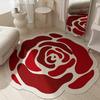 Advanced Floor Mat Round Shape Floor Mats Makeup Room Floor Mats Kitchen Hallway Runner Rug Bedroom Living Room Soft Carpet Non-slip Area Rug