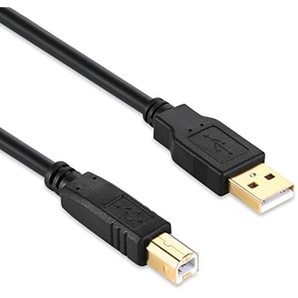 XBOHJOE USB 2.0 Кабель для принтера A Папа на B Папу Позолоченный Разъем Кабель для принтера и сканера Comp...
