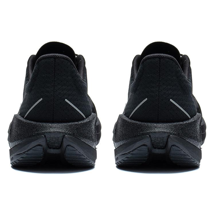 Li Ning Super Light 20 Модные износостойкие дышащие низкие мужские кроссовки для бега Чистый черный ARBT001-7